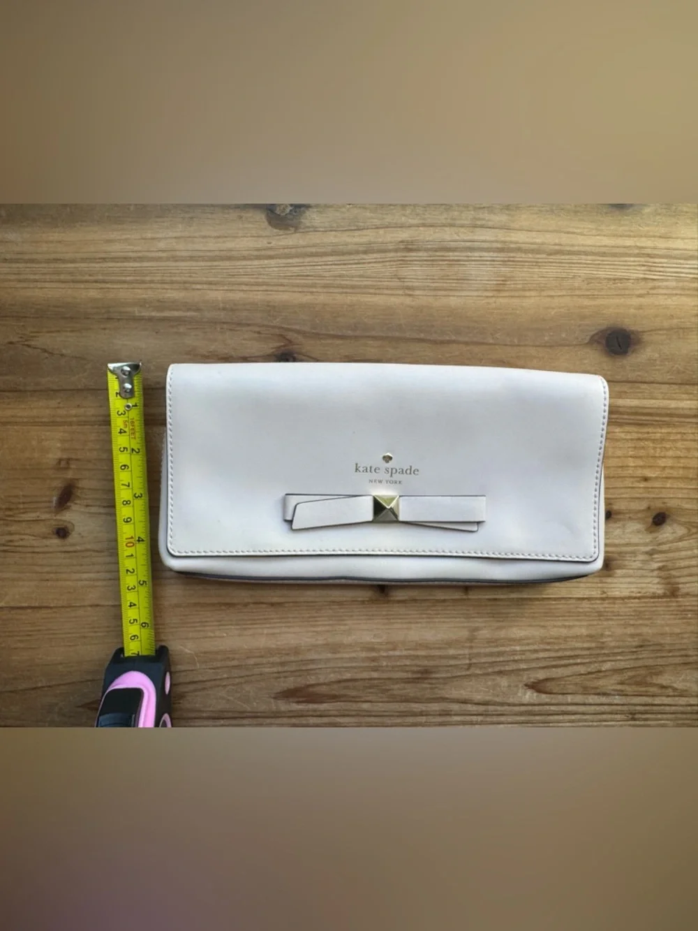 Kate Spade Pink Bow Clutch